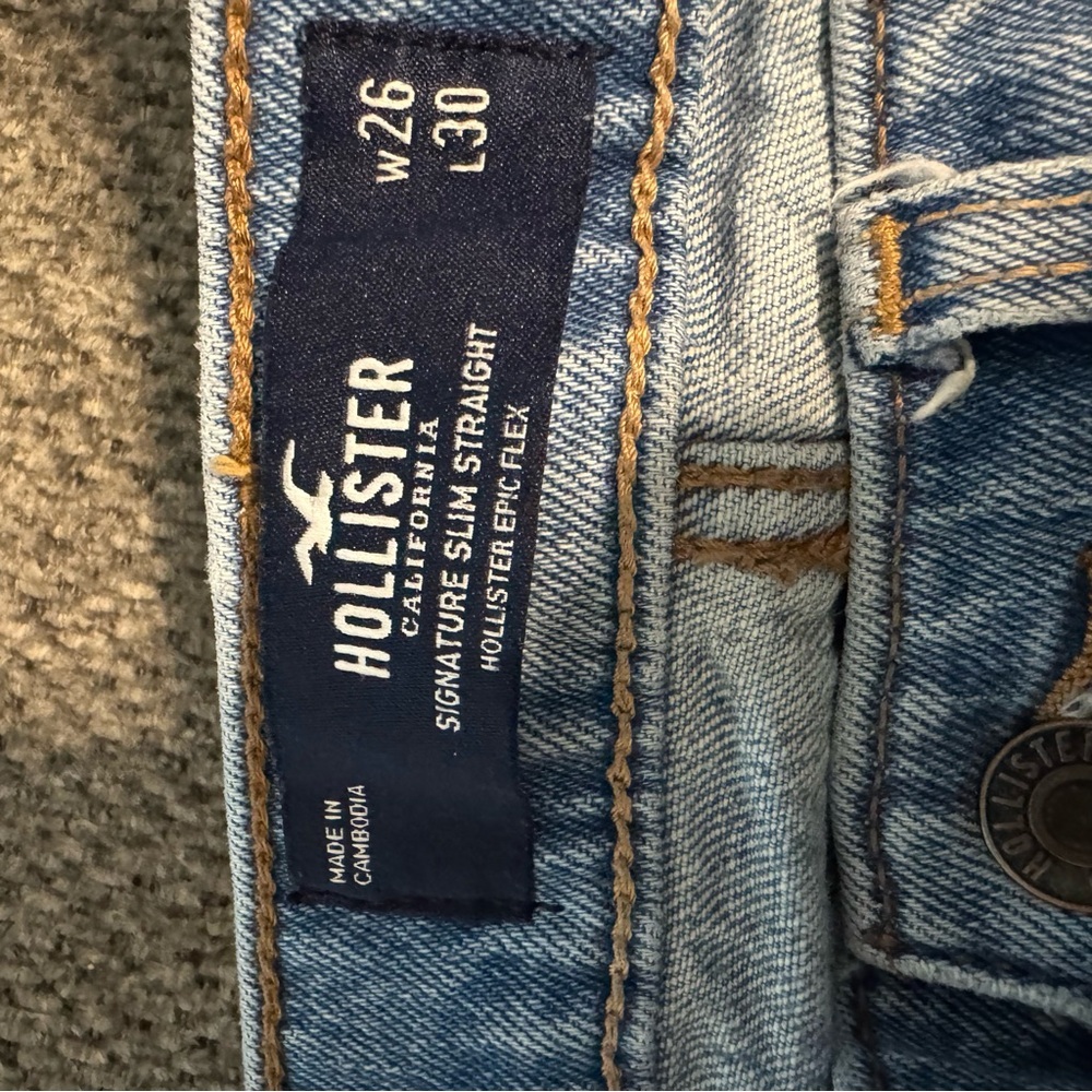 Hollister signature slim straight jeans 26/30 - Picture 5 of 6